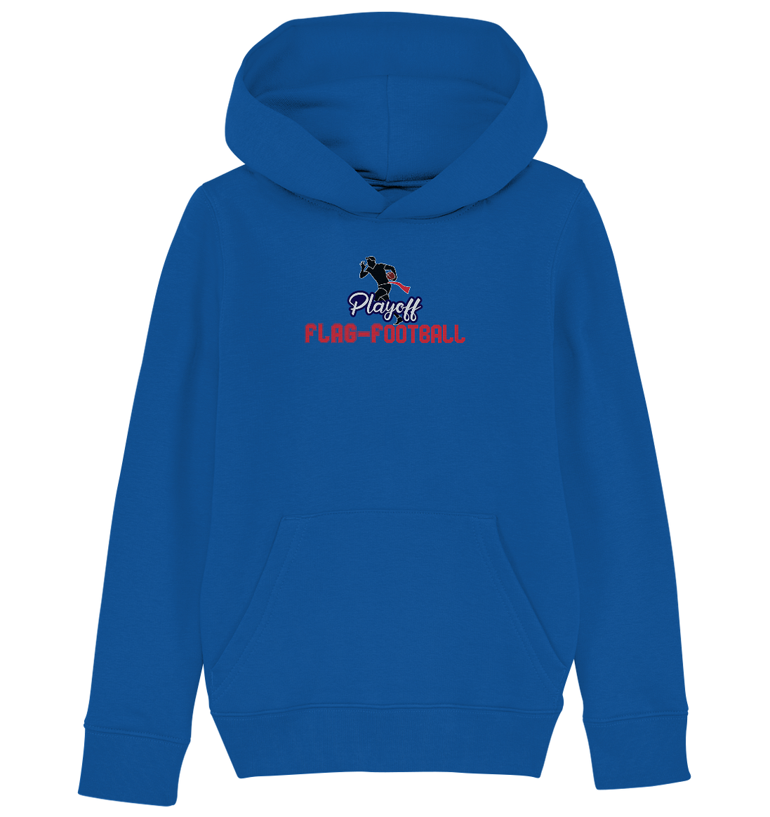 Playoff Flag Football  Men red - Kids Organic Hoodie