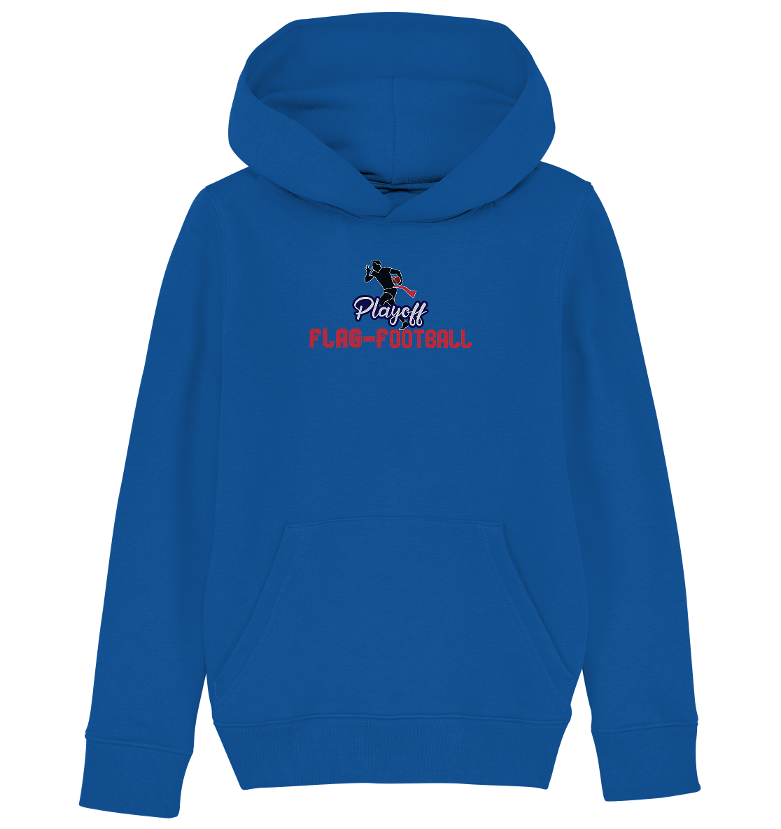 Playoff Flag Football  Men red - Kids Organic Hoodie