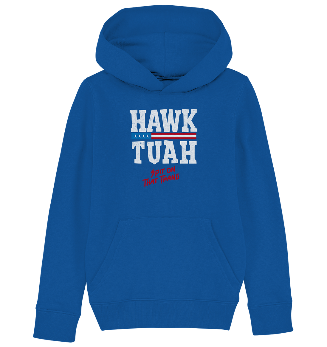 Hawk Tuah White  - Kids Organic Hoodie