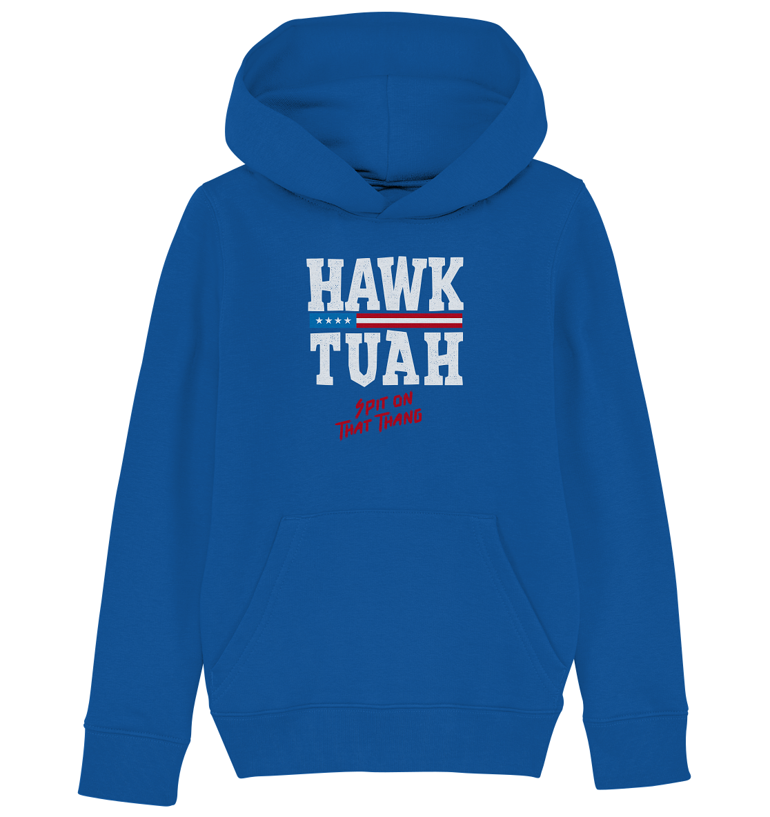 Hawk Tuah White  - Kids Organic Hoodie