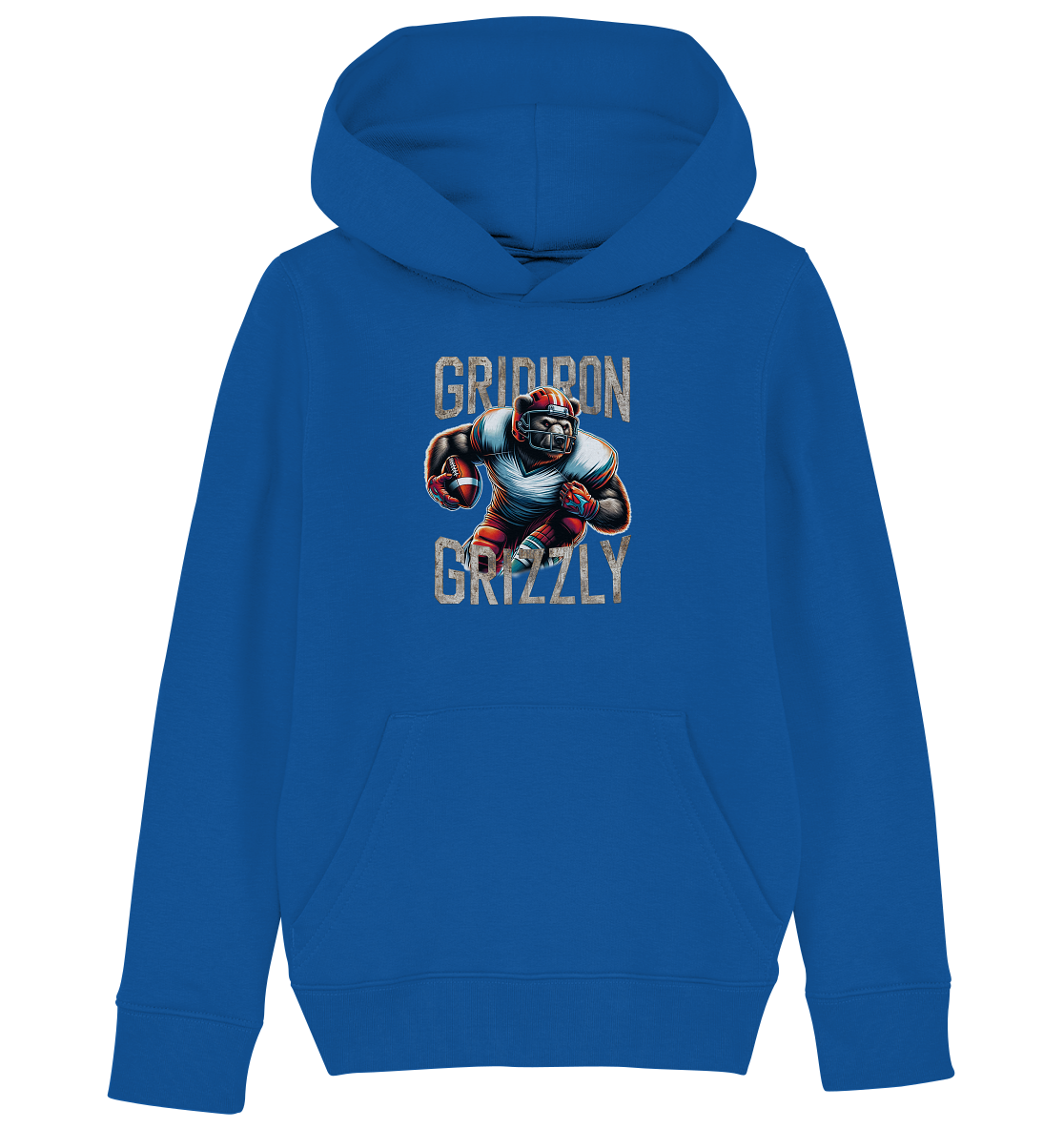 Gridiron Grizzly - Kids Organic Hoodie