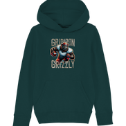 Gridiron Grizzly - Kids Organic Hoodie