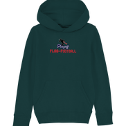 Playoff Flag Football  Men red - Kids Organic Hoodie