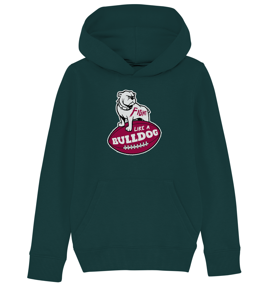 Fight like a Bulldog - Kids Organic Hoodie