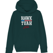 Hawk Tuah White  - Kids Organic Hoodie