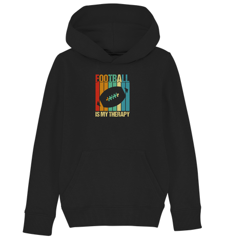 Football is my Therapy - Kids Organic Hoodie