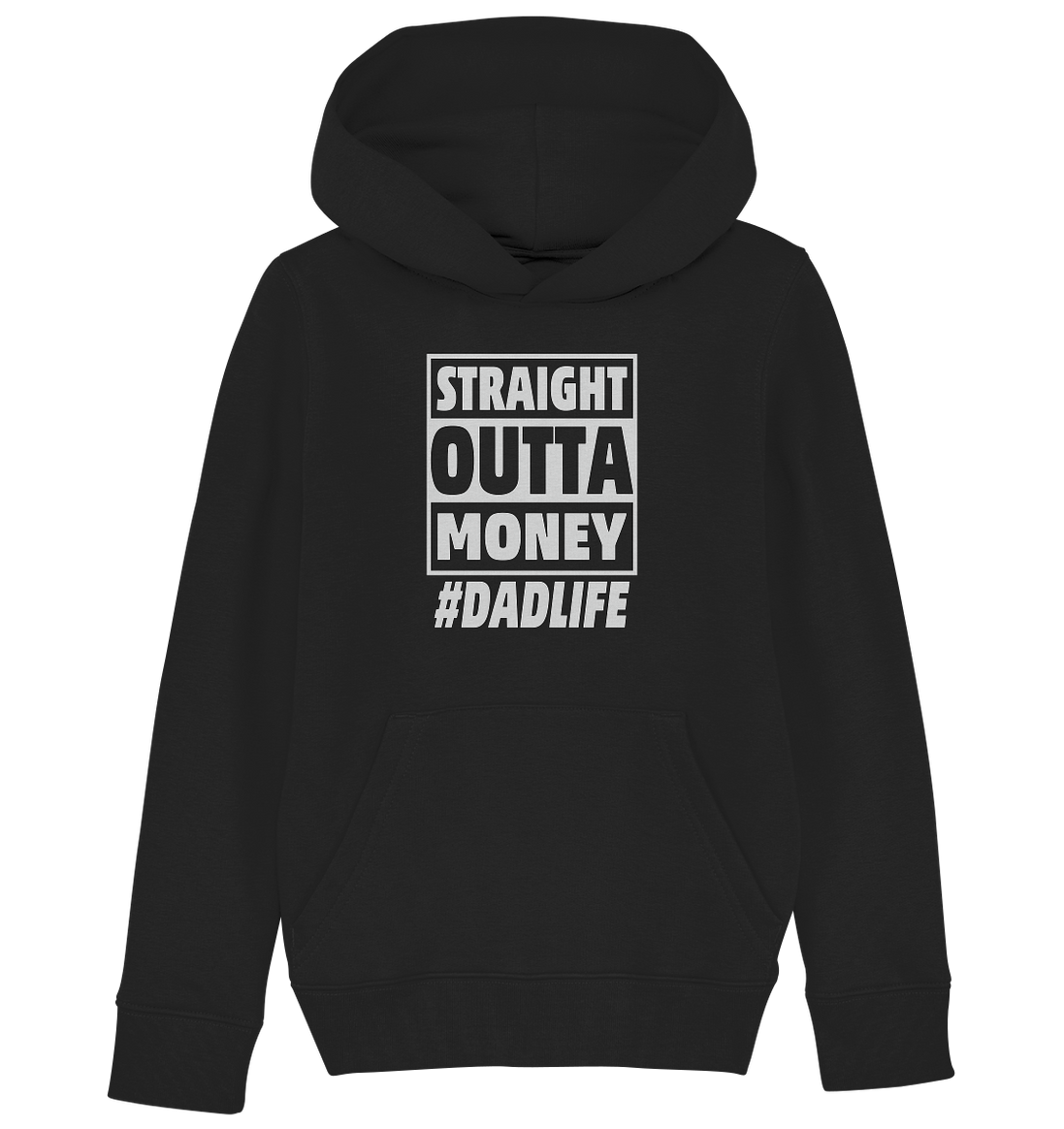 Straight Outta Money - Kids Organic Hoodie