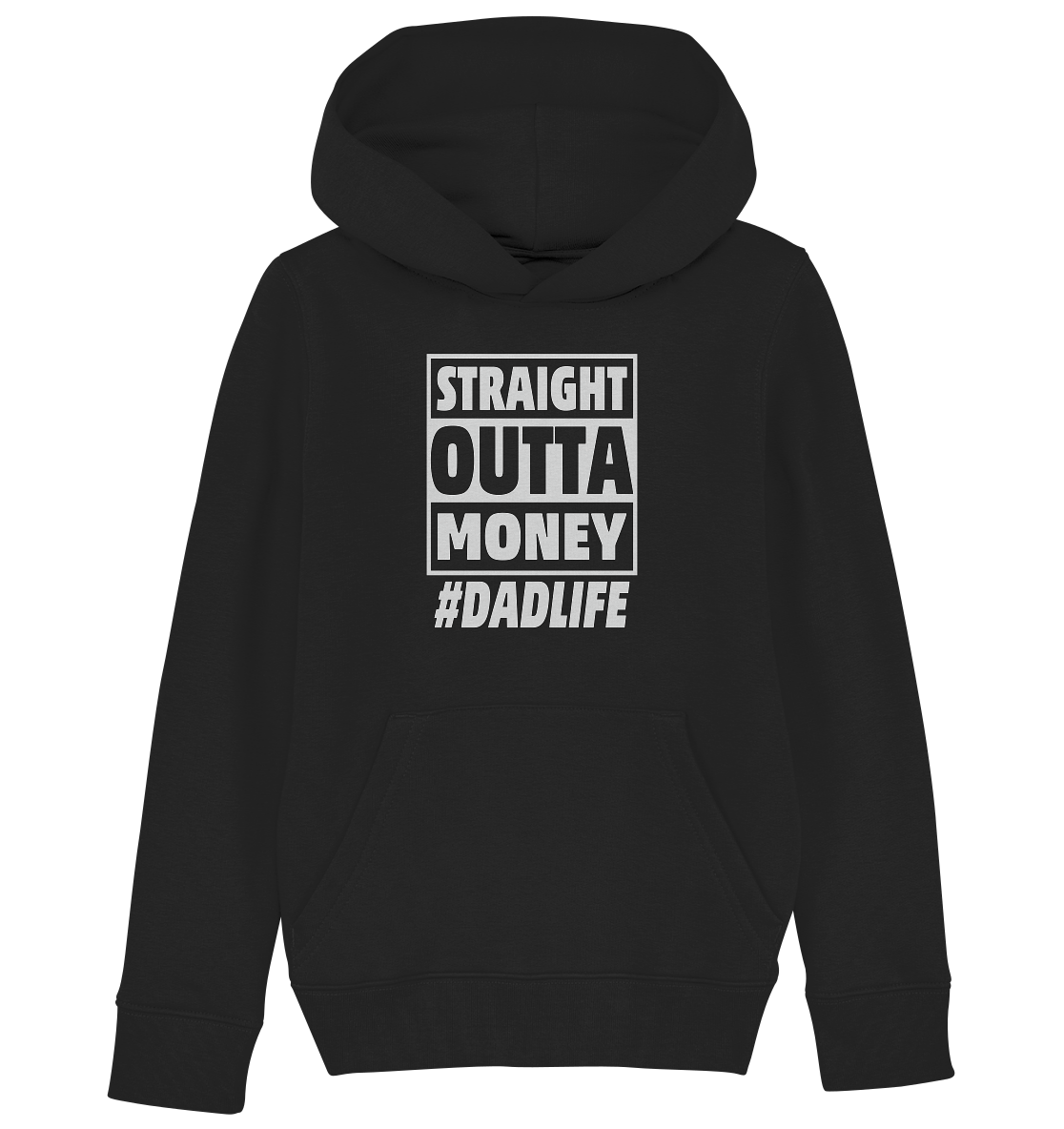 Straight Outta Money - Kids Organic Hoodie