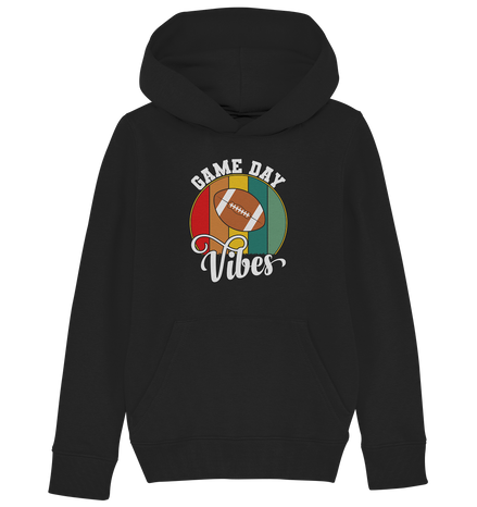 Game Day Vibes White - Kids Organic Hoodie