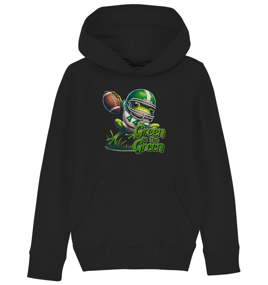 Green Frog - Kids' Organic Hoodie