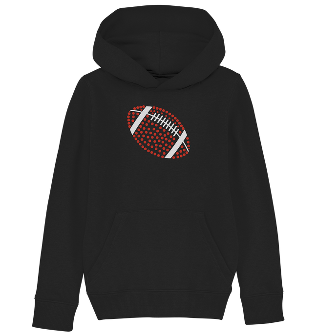 Football Dots - Kids Organic Hoodie