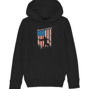 American Football Banner - Kids Organic Hoodie