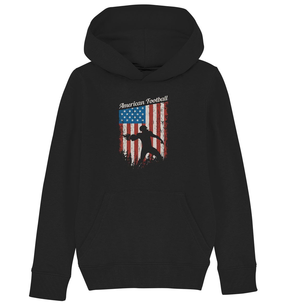 American Football Banner - Kids Organic Hoodie