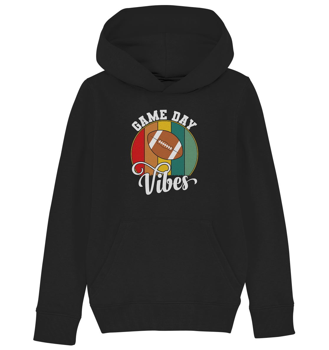 Game Day Vibes White - Kids Organic Hoodie