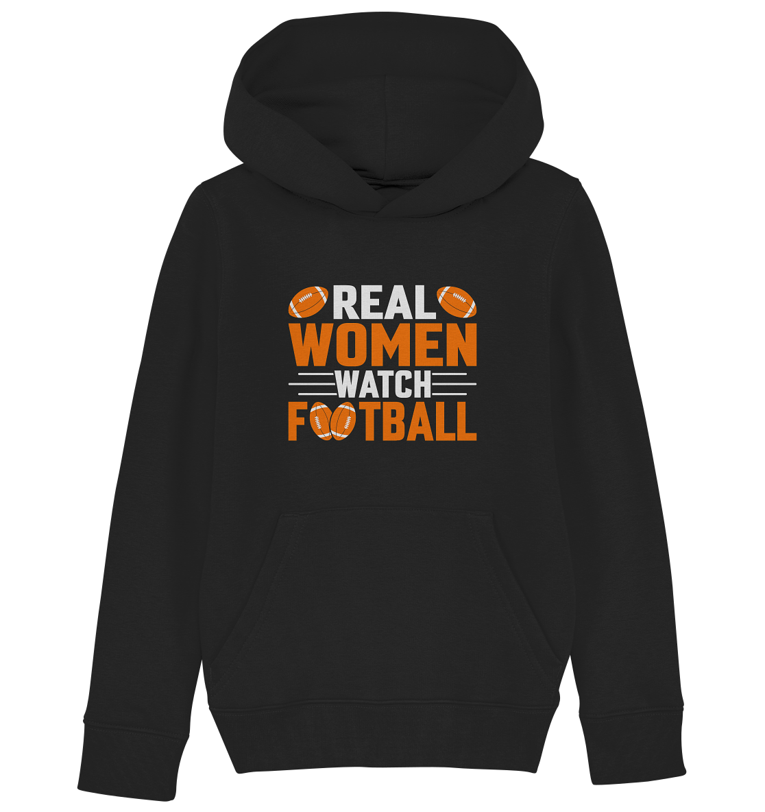 Real Women - Kids Organic Hoodie