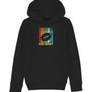 Football is my Therapy - Kids Organic Hoodie