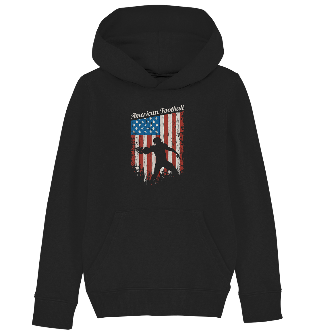 American Football Banner - Kids Organic Hoodie