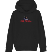 Playoff Flag Football  Men red - Kids Organic Hoodie
