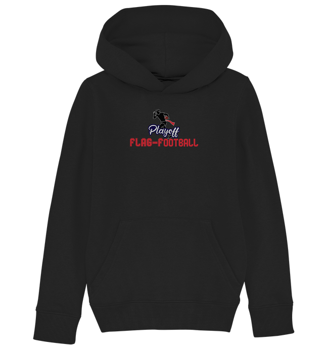 Playoff Flag Football  Men red - Kids Organic Hoodie