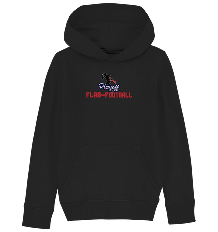Playoff Flag Football  Men red - Kids Organic Hoodie