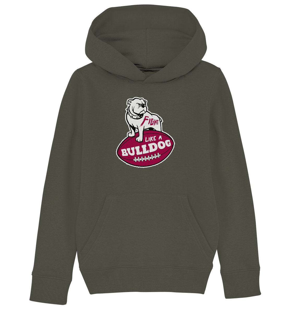 Fight like a Bulldog - Kids Organic Hoodie