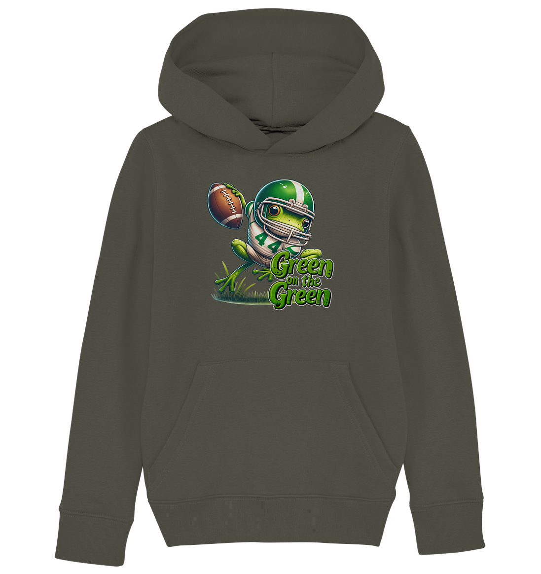 Green Frog - Kids' Organic Hoodie