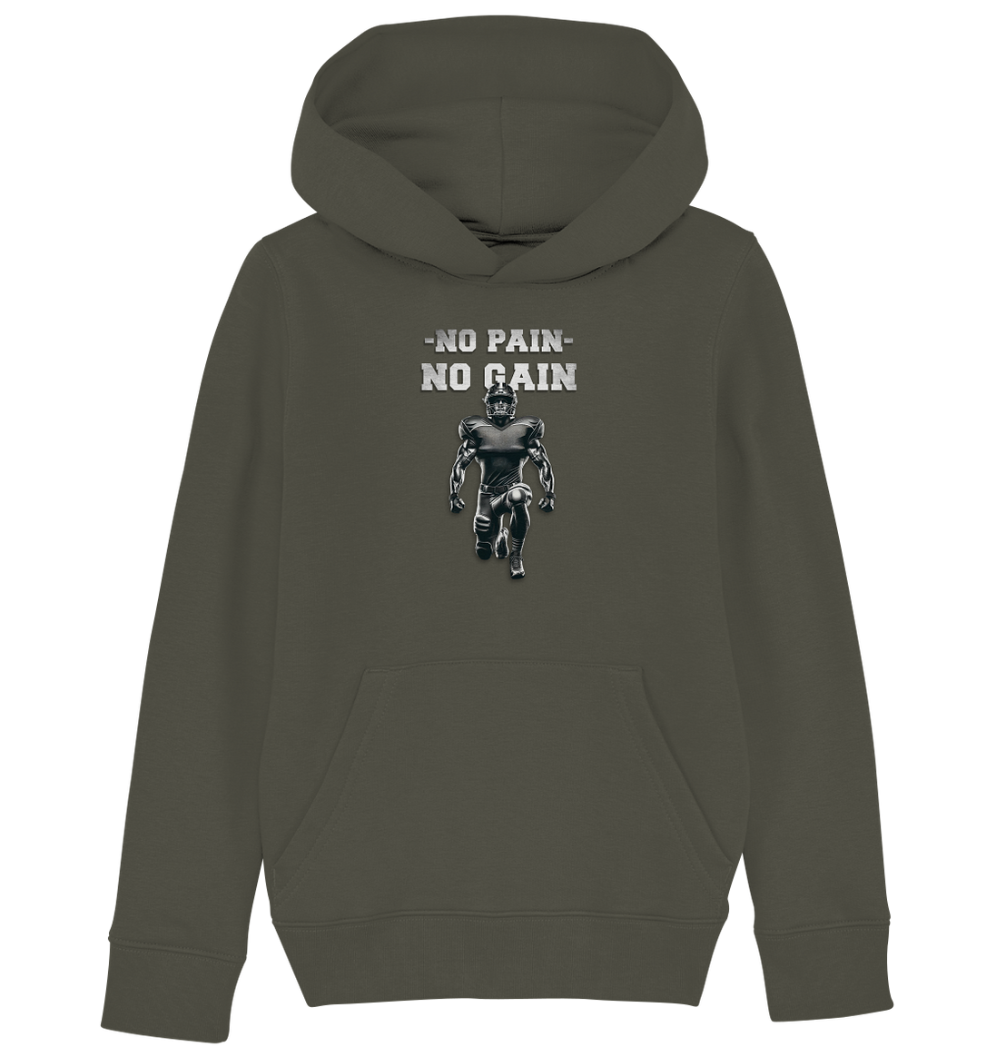 No Pain No Gain Metal - Kids Organic Hoodie