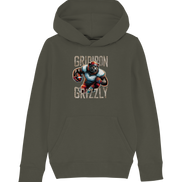 Gridiron Grizzly - Kids Organic Hoodie