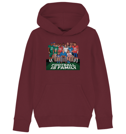 Football is Family - Kids Organic Hoodie