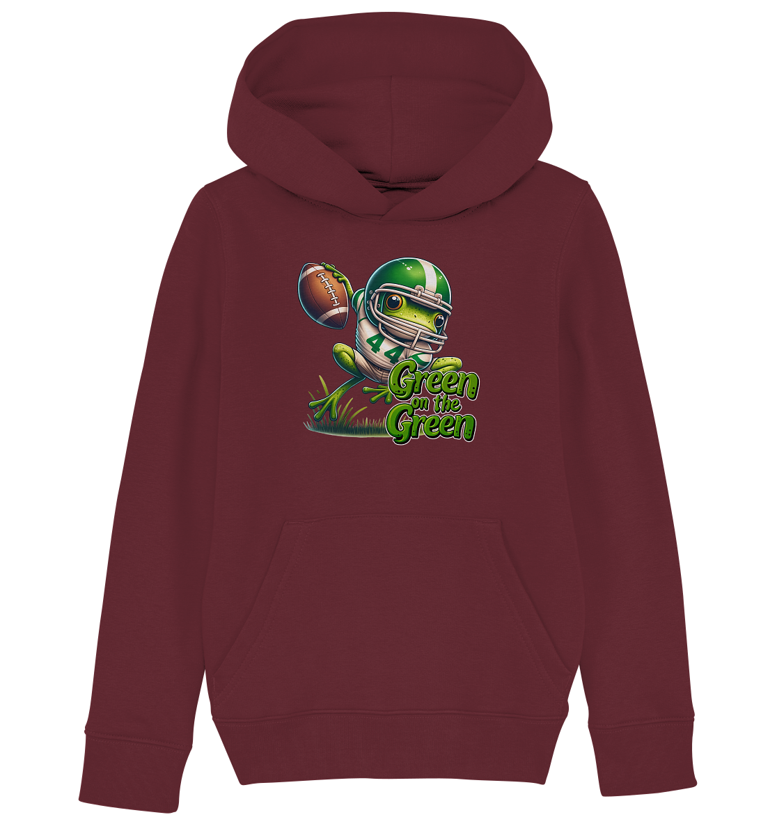Green Frog - Kids' Organic Hoodie