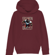 Gridiron Grizzly - Kids Organic Hoodie