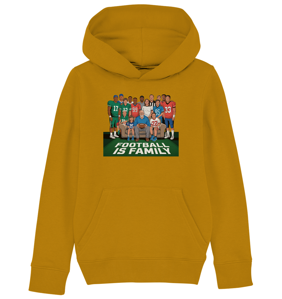 Football is Family - Kids Organic Hoodie