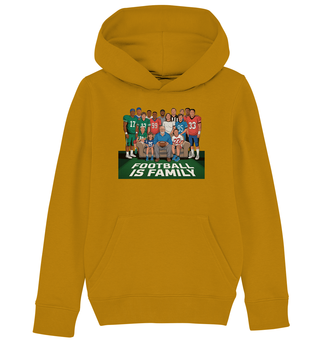 Football is Family - Kids Organic Hoodie