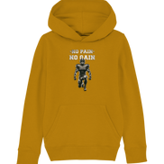 No Pain No Gain Metal - Kids Organic Hoodie