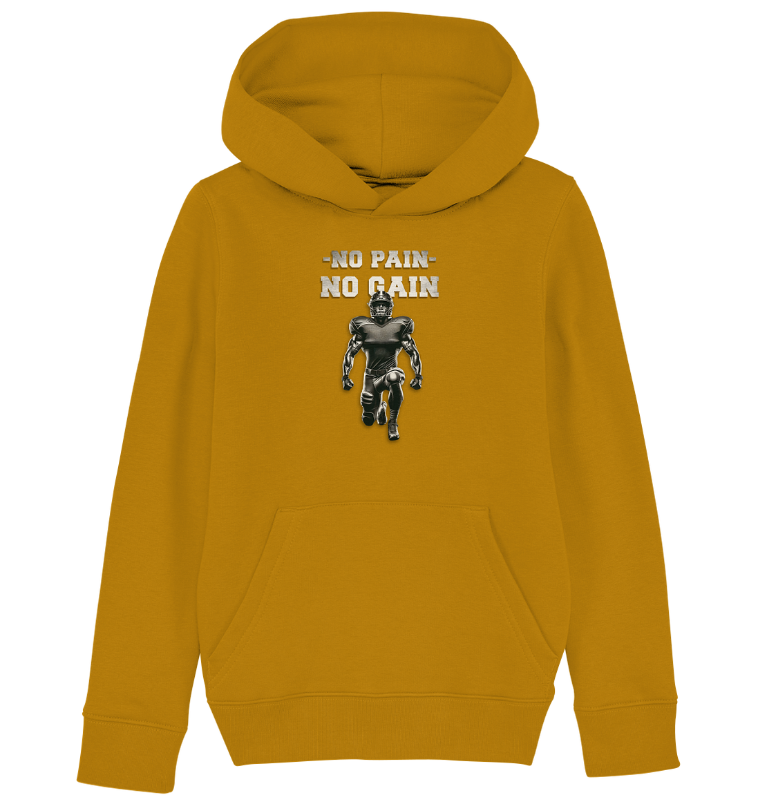 No Pain No Gain Metal - Kids Organic Hoodie