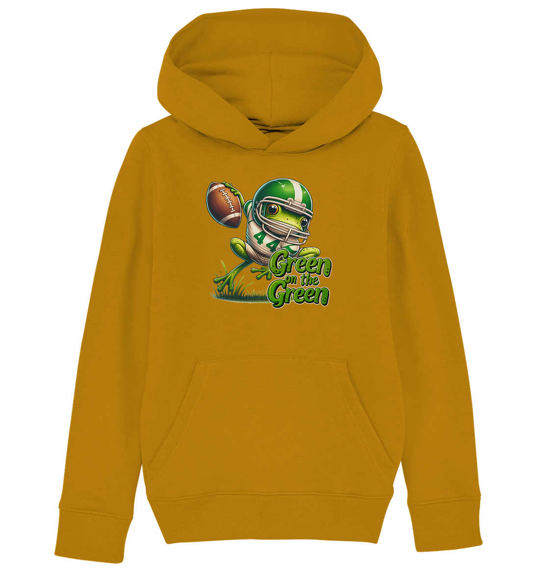 Green Frog - Kids' Organic Hoodie