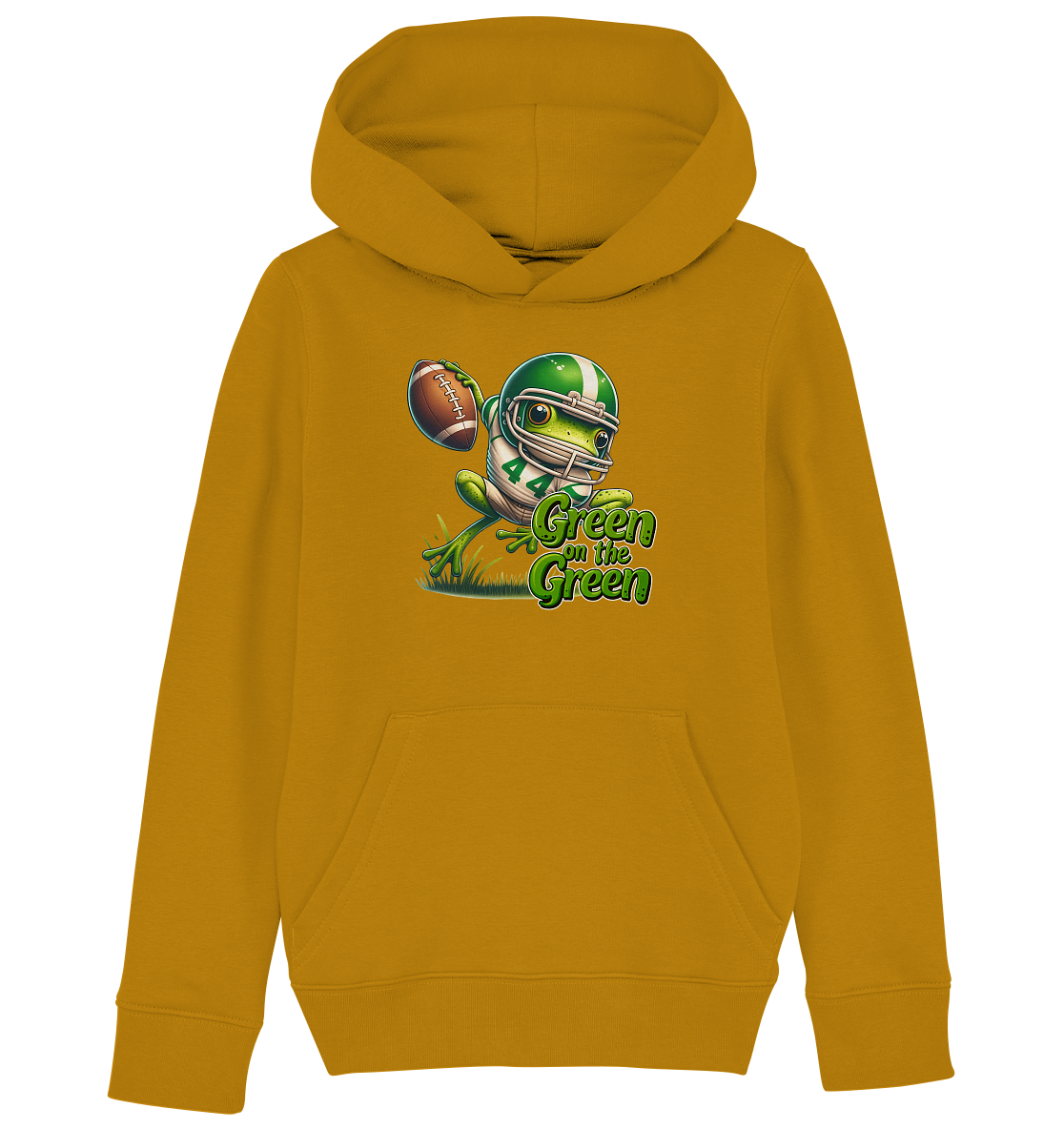 Green Frog - Kids' Organic Hoodie