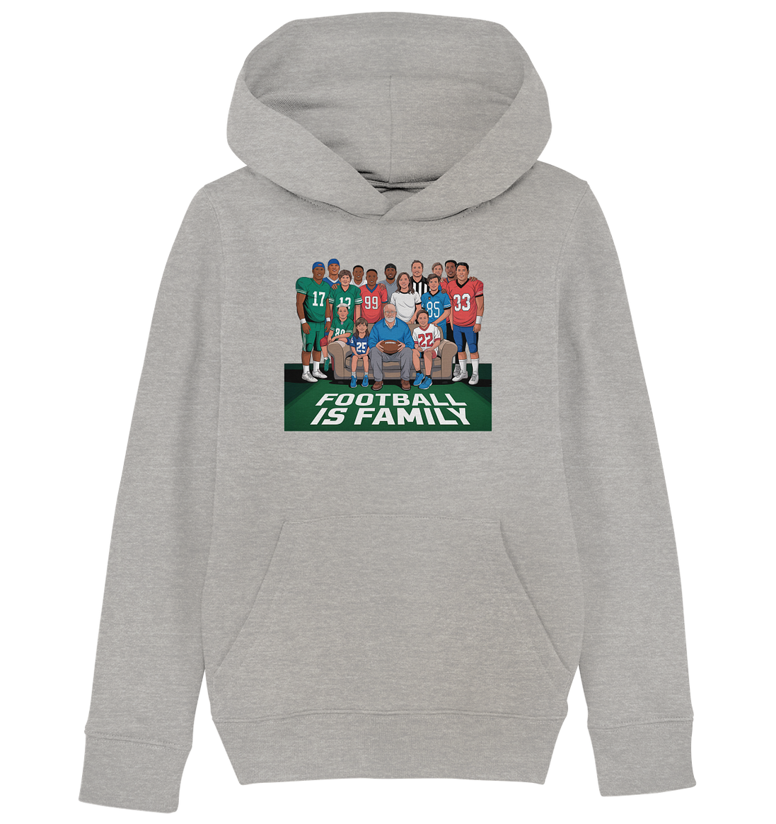 Football is Family - Kids Organic Hoodie