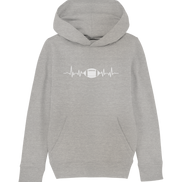 Football Heartbeat - Kids Organic Hoodie