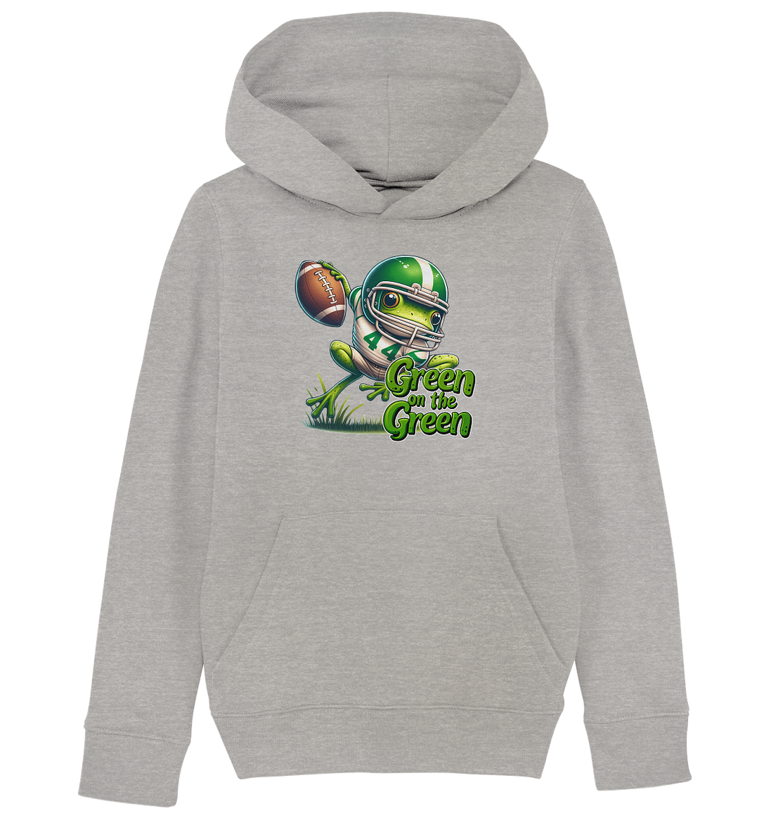Green Frog - Kids' Organic Hoodie