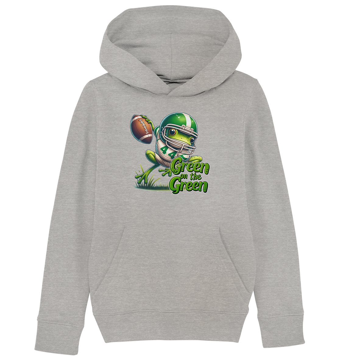 Green Frog - Kids' Organic Hoodie