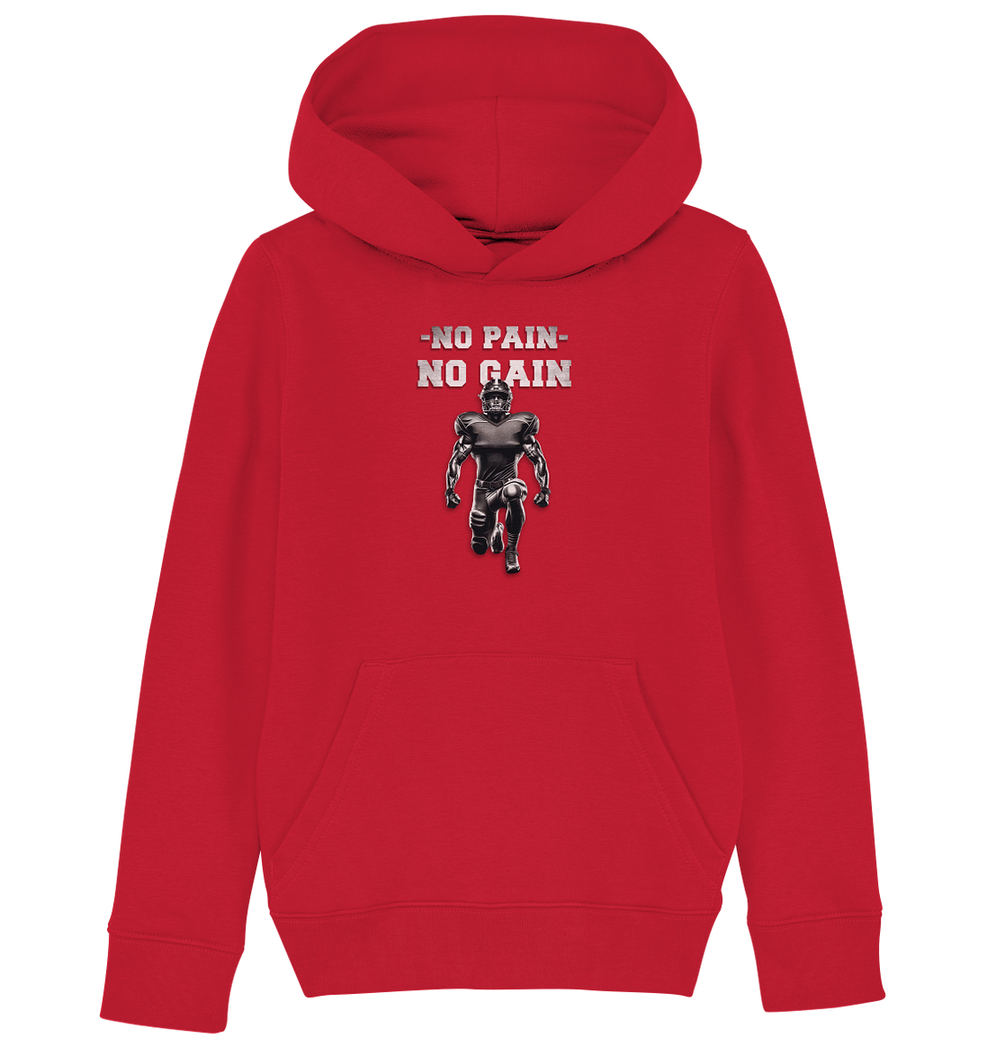No Pain No Gain Metal - Kids Organic Hoodie