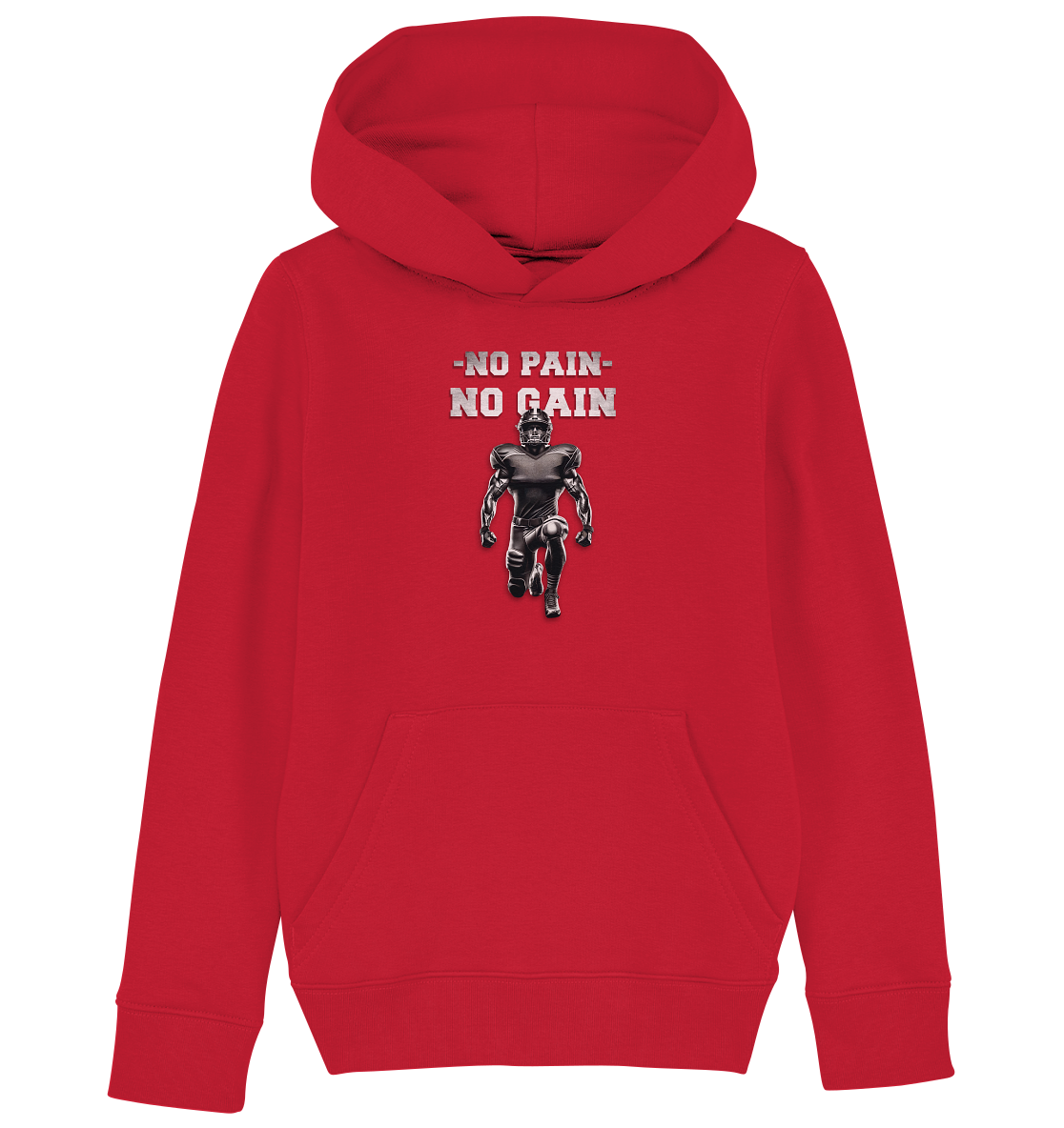 No Pain No Gain Metal - Kids Organic Hoodie