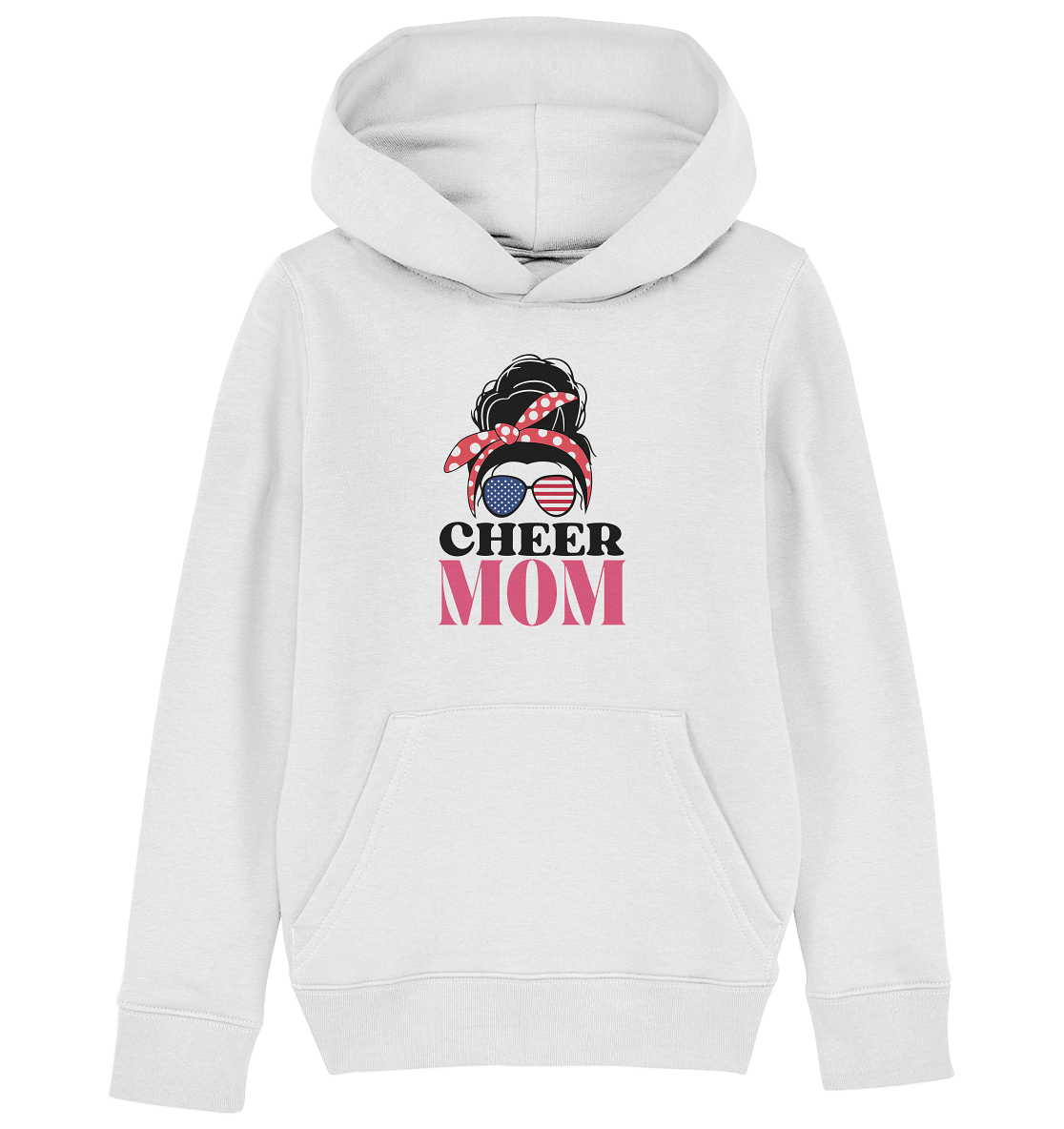 Cheer Mom Sunglases - Kids Organic Hoodie
