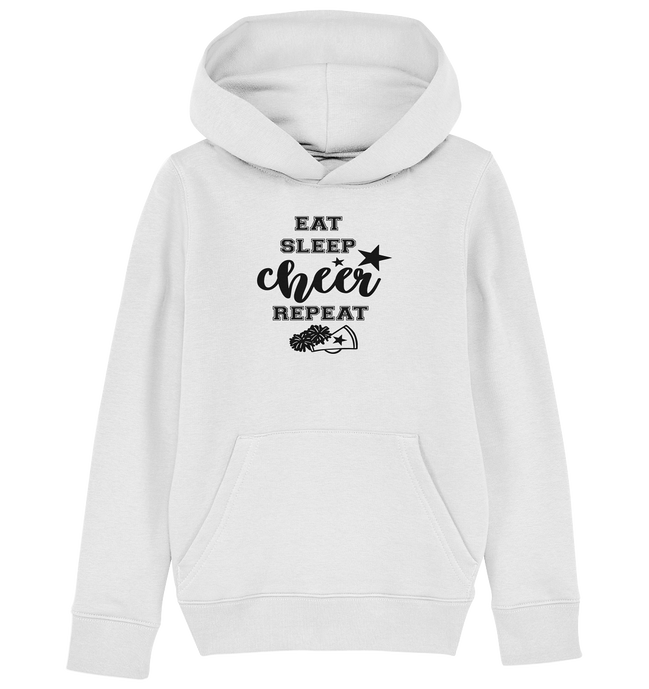 Eat Sleep Cheer Repeat - Kids Organic Hoodie