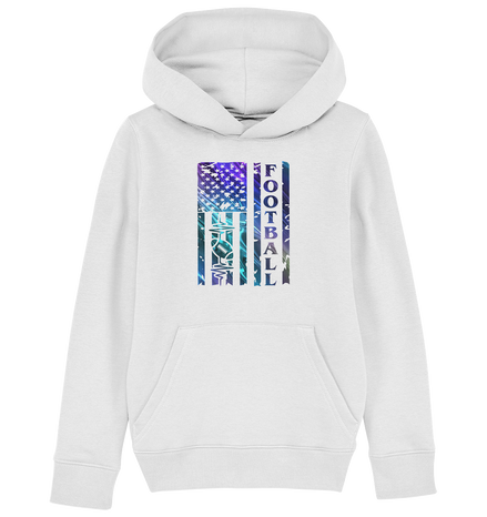 USA Football Flag  - Kids Organic Hoodie
