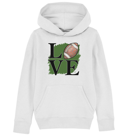 Football Love II - Kids Organic Hoodie