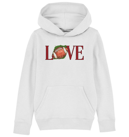 Football Love - Kids Organic Hoodie