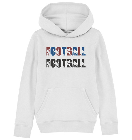 Football Silhouette - Kids Organic Hoodie