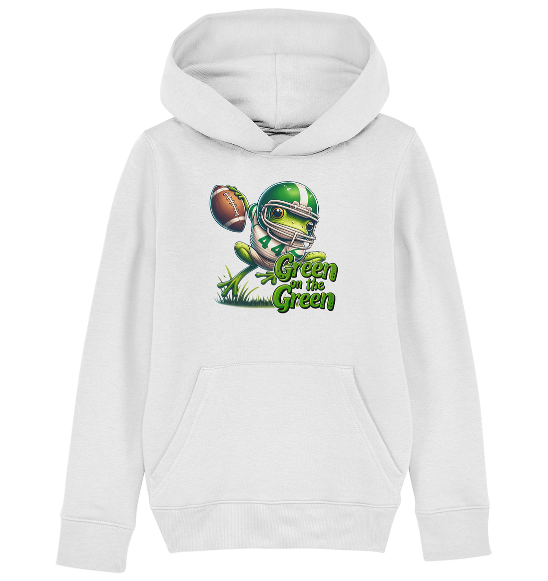 Green Frog - Kids' Organic Hoodie
